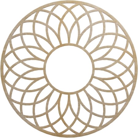 Ekena Millwork Cannes Wood Fretwork Pierced Ceiling Medallion, Birch, 30"OD x 10 1/4"ID x 3/8"T CMWP30X30X0375CNBI